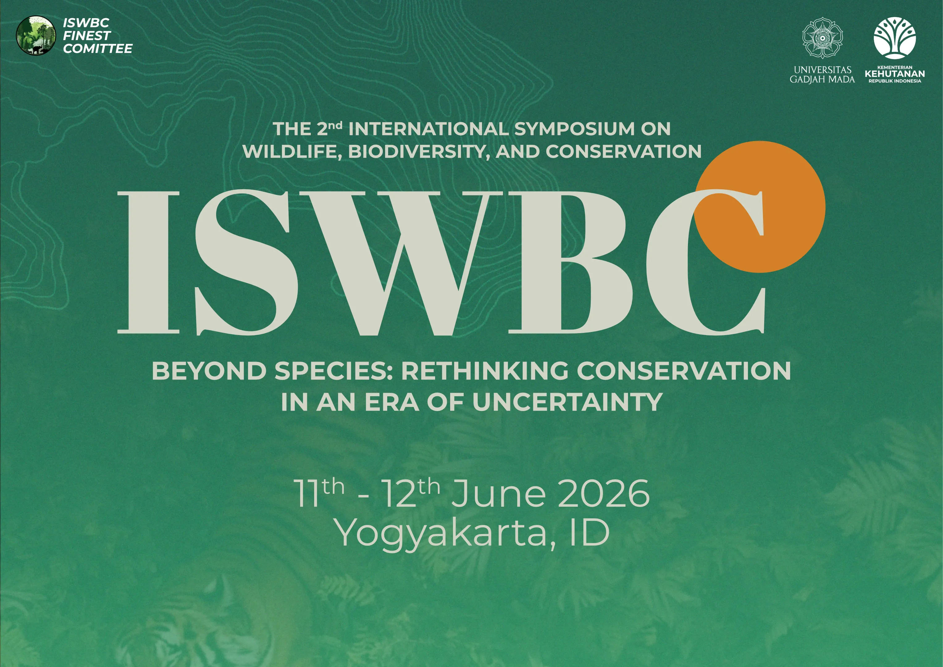 2nd ISWBC 2026 : Beyond Species: Rethinking Conservation in an Era of Uncertainty